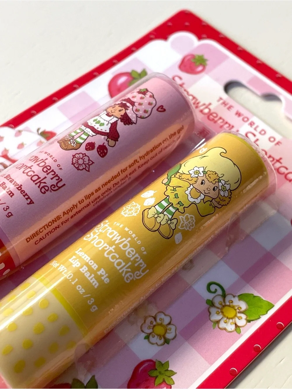 NIP Strawberry Shortcake sugar lip scrub & lip balm duo